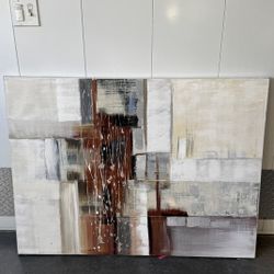 Large Abstract Canvas Painting