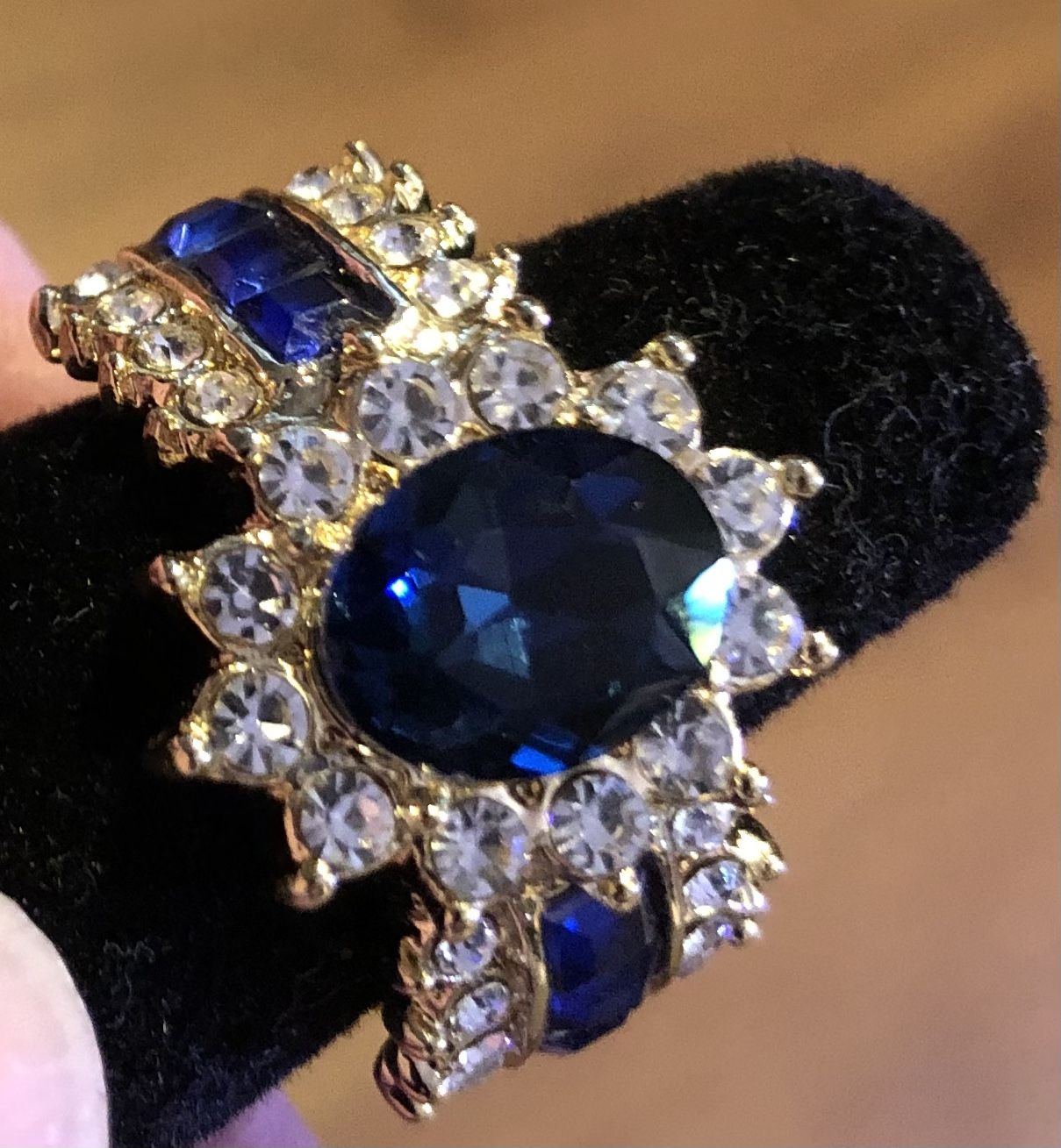 CUBIC ZIRCONIA CZ ENGAGEMENT RING SIZE 7