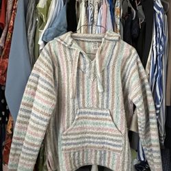 Mexico Poncho Sweater $30