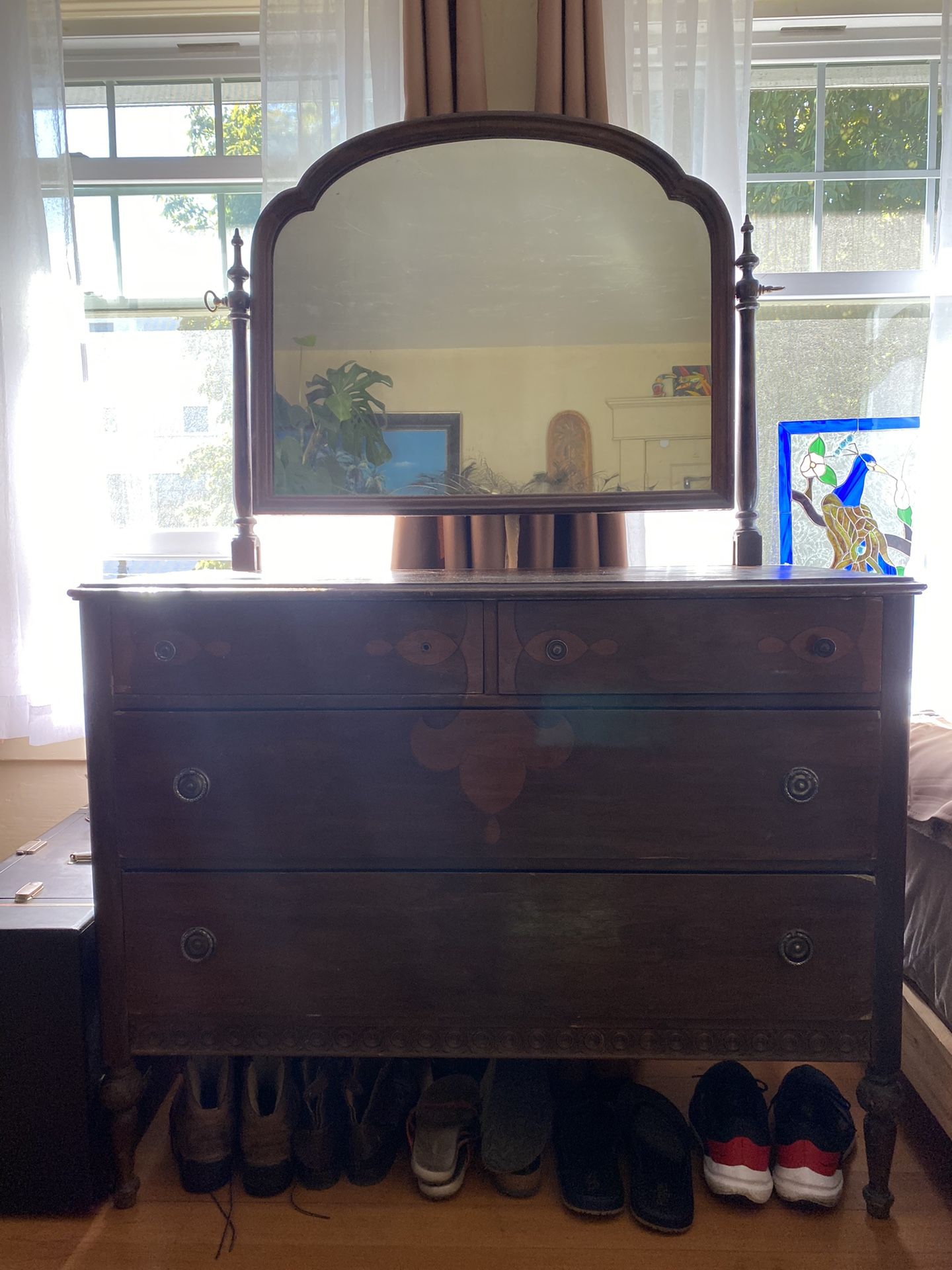 Antique Wood Dresser