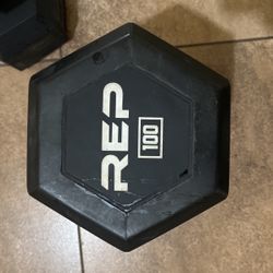 Rep Dumbbell Singles 100lb & 85lb