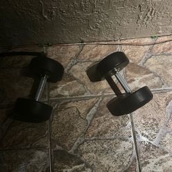 45 Lb Dumbbells set