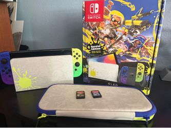 Switch Oled Splatoon Edition