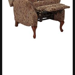 Ashley Furniture Signature Design - Nadior Recliner Chair - Manual Reclining - Classic Style - Paisley Brown Pattern