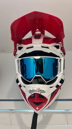 Troy Lee d4 and havoc racing Goggle and helmet combo