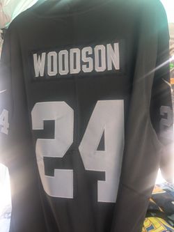 Raiders Jersey Woodson #24 Throwback
