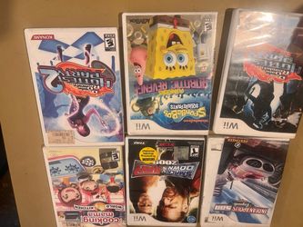 Nintendo Wii Games Lot of 6