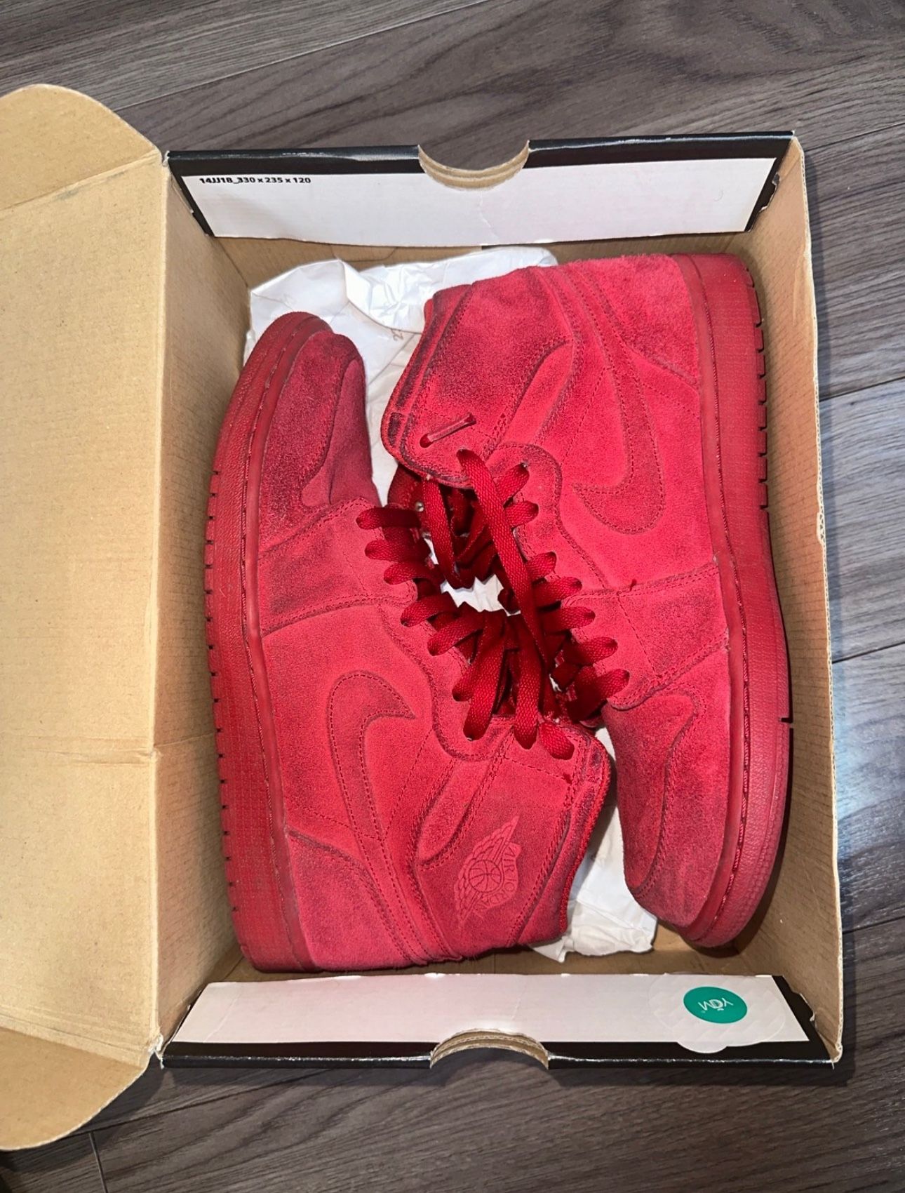 Jordan 1 Retro Red Suede