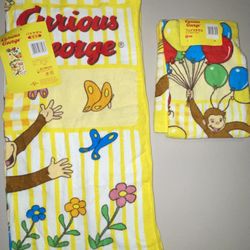 Curious George bath/Beach & face towels Set Cotton 100% Balloons