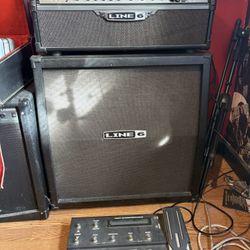 Line 6 Spider 3 Amp w/ Line 6 FBV Shortboard Pedalboard