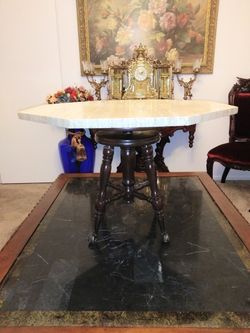 Antique converted claw and ball accent/ coffee table