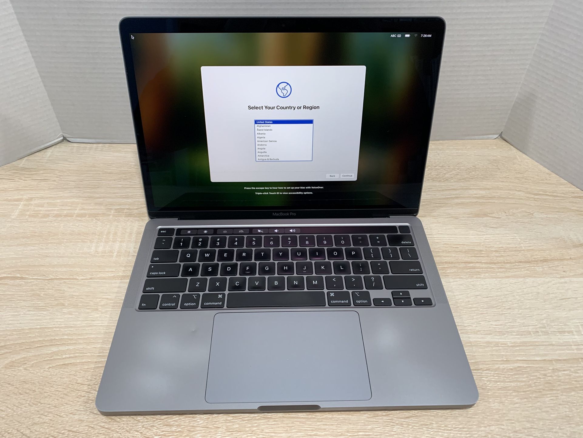 $480, i7 2020 MacBook Pro 13", i7/16GB RAM/512GB SSD, Touch Bar, factory upgrades worth $600