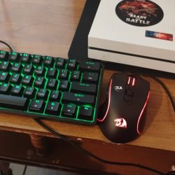 Gaming Keyboard And Gaming Mouse 