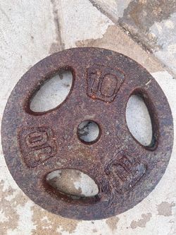 10 lb Cast Iron Weight Plate