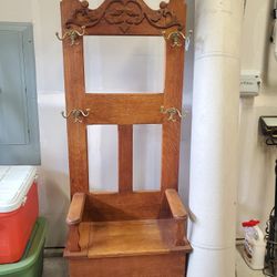 Hall Tree Antique