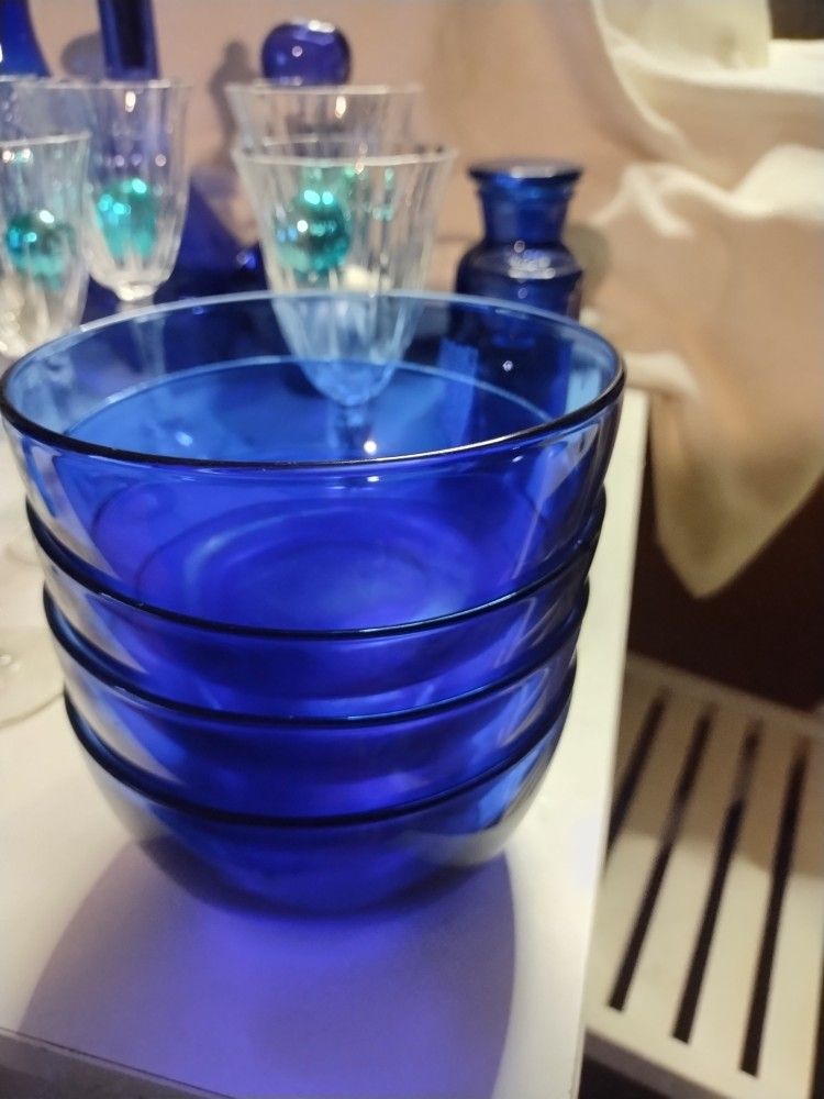 Cobalt Blue And Crystal Wear