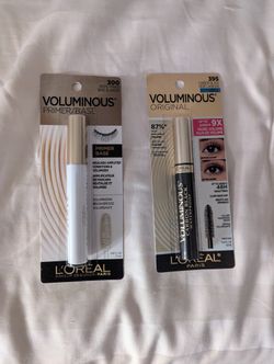 L'Oreal Paris Voluminous Primer Mascara & Original Waterproof Mascara