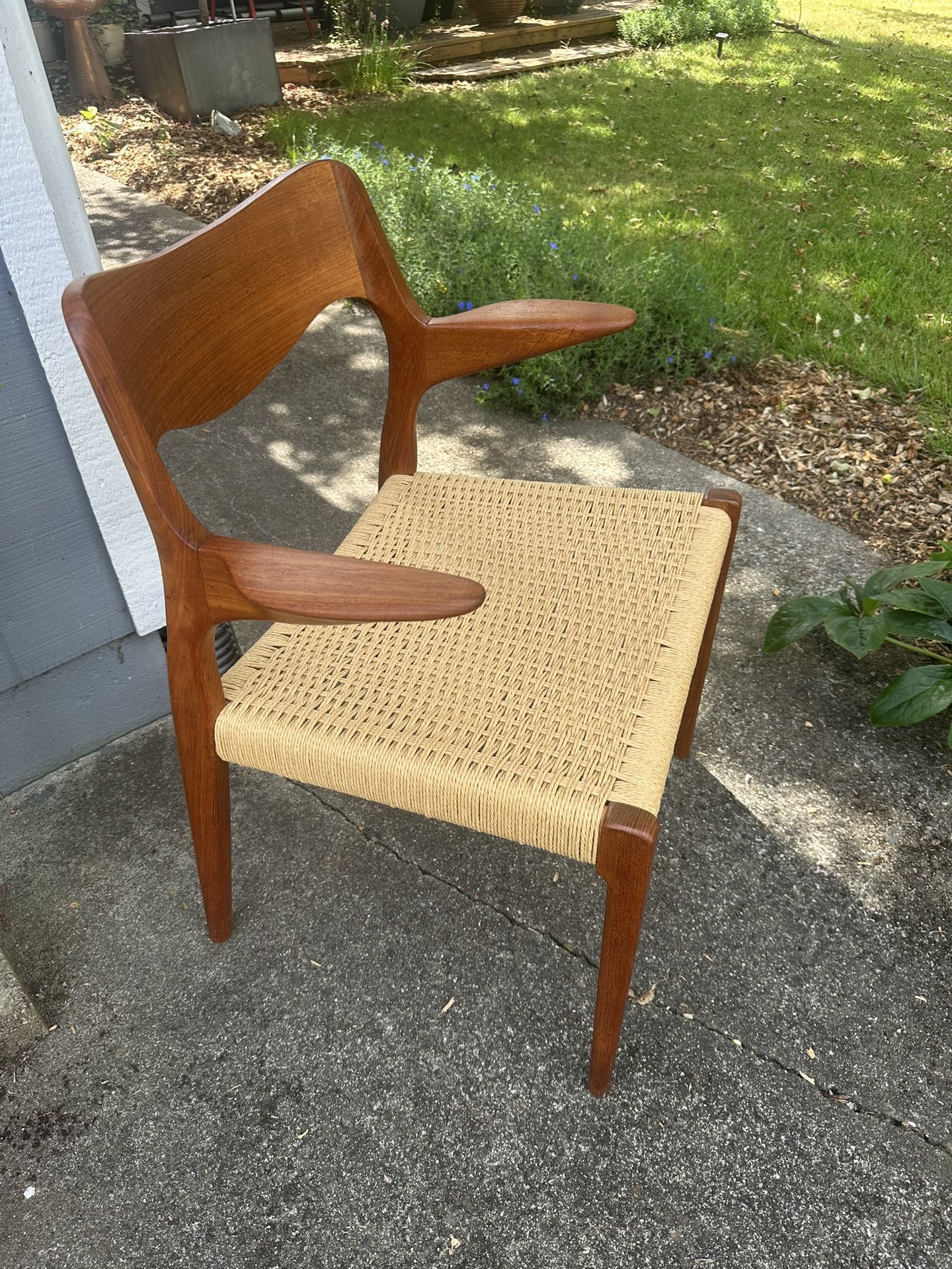 Niels Moller Model 55 Armchair Vintage Teak MCM