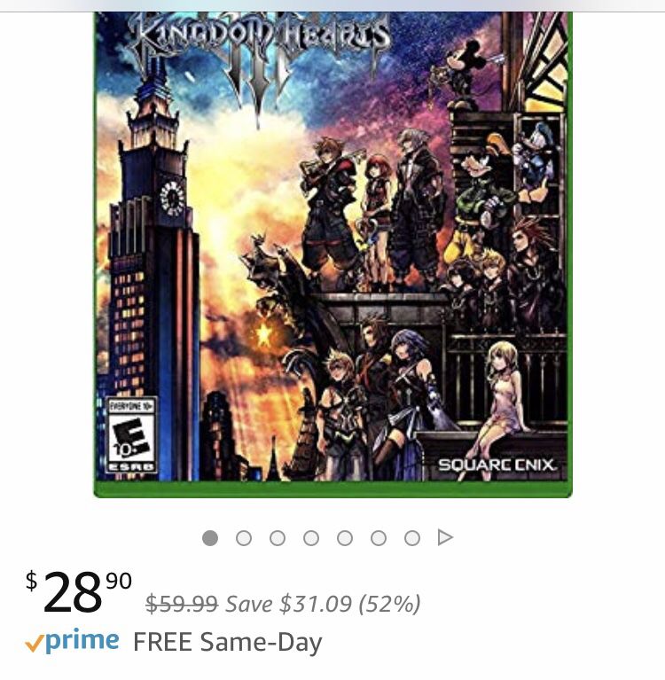 Xbox One - Kingdom Hearts III **brand new/sealed