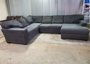 Bluish Gray Sectional Sofa