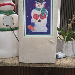 Fiber Optic Snowman Blowmold