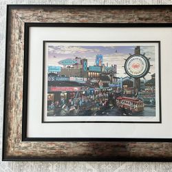 Fisherman’s Wharf seriolithograph by Alexander Chen