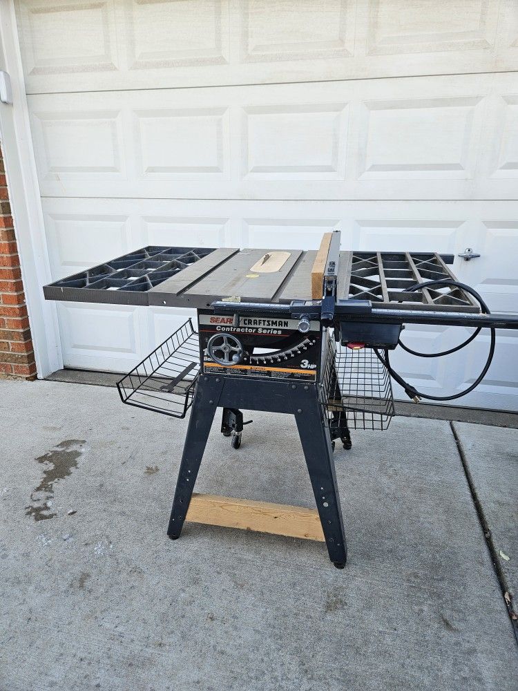 Craftsman Contractor Series 3hp Table Saw