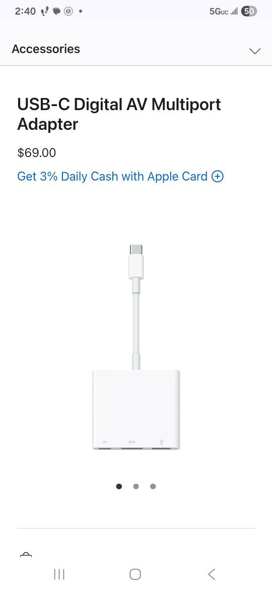 USB-C Digital AV Multiport Adapter