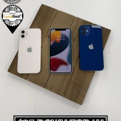 256GB Apple iPhone 12 Mini Unlocked 5G - Pay $1 DOWN AVAILABLE - NO CREDIT NEEDED 