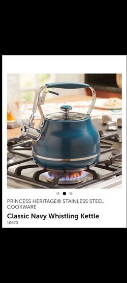 TETERA DE 2.5 QT CLÁSICA AZUL PRINCESS HOUSE ⚘️