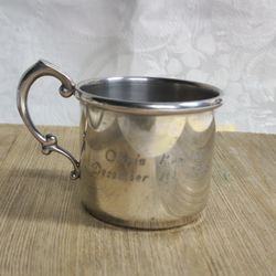 Sheffield Mint Baby Cup Hand Crafted Pewter Made In England - OLIVIA KIM December 10, 2018 