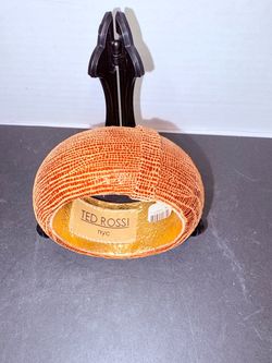 NWT Ted Rossi Snakeskin Bract