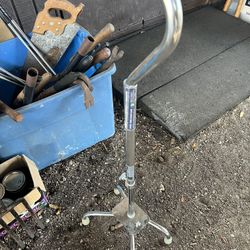 Drive Chrome Large Base Quad Cane Adjustable Height $20 