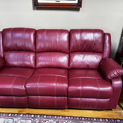 Red Leather SOFA