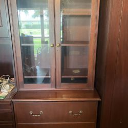 Display Cabinet And Drawers