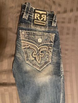 Mens Rock Revival Jeans