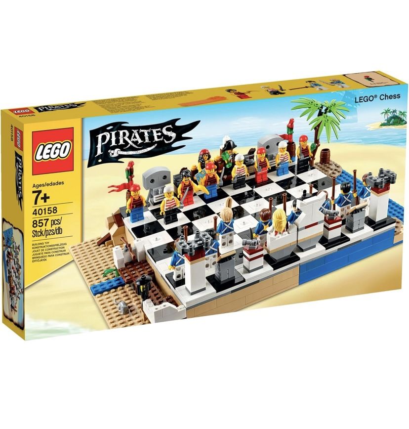 Unopened LEGO Pirates Chess Set No. 40158