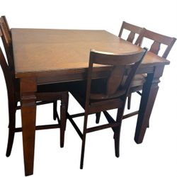 Solid Wood High Top Dining Set! 