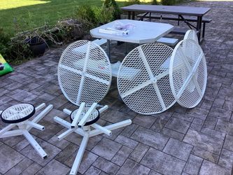 Metal tables
