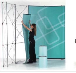 Abex Display Systems 10 ft Portable Pop Up Trade Show Displays Professional Exhibit High Quality