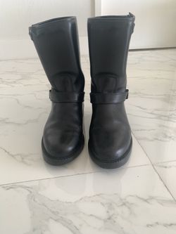 Leather Motorcycle Boots For Men