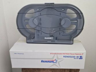 Renown Jr Jumbo Twin Roll Toilet paper dispenser