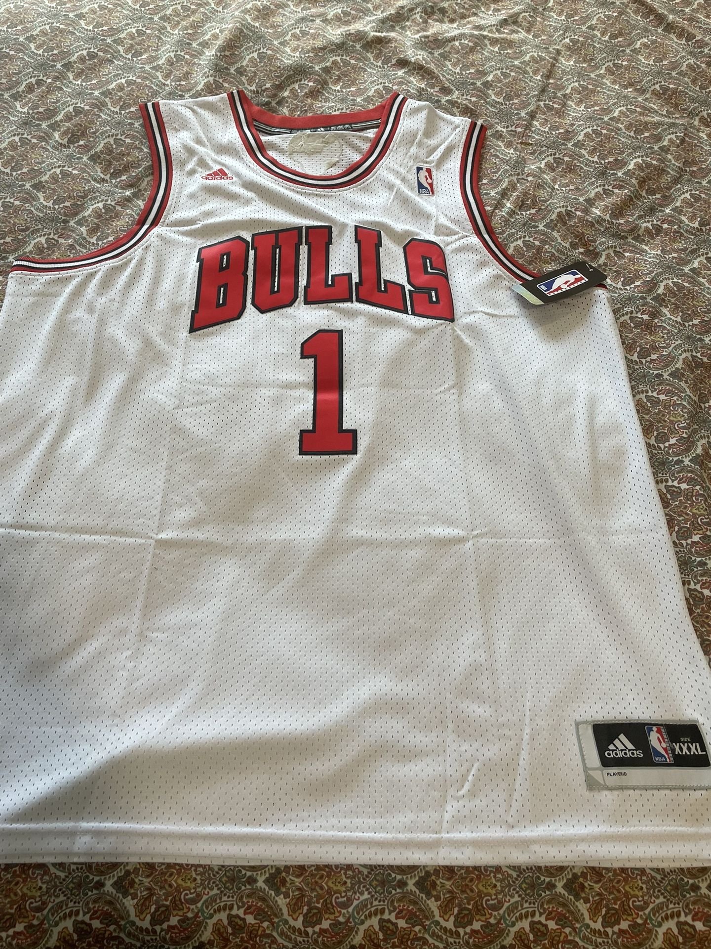 Chicago Bulls Derrick Rose stitched jersey size 3xl
