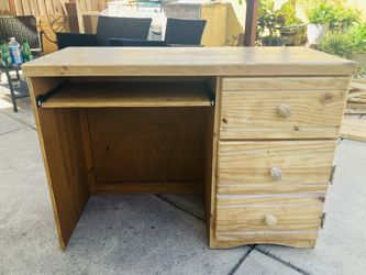 Solid Wood Desk- Sturdy And Functional