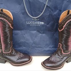 Lucchese Twisted  Cowboy Boots 7.5B