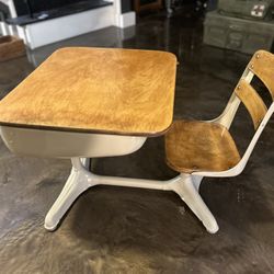 Vintage School Desk 