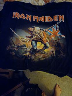 Metallica And Iron Maiden Shirts XL