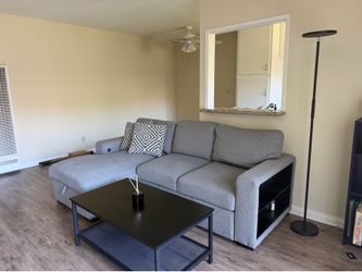 Pull out sofa *SELL QUICK TABLE INCLUDED*