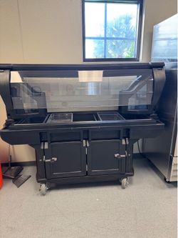 Cambro Versa Ultra Food Bar with storage/casters (two available)