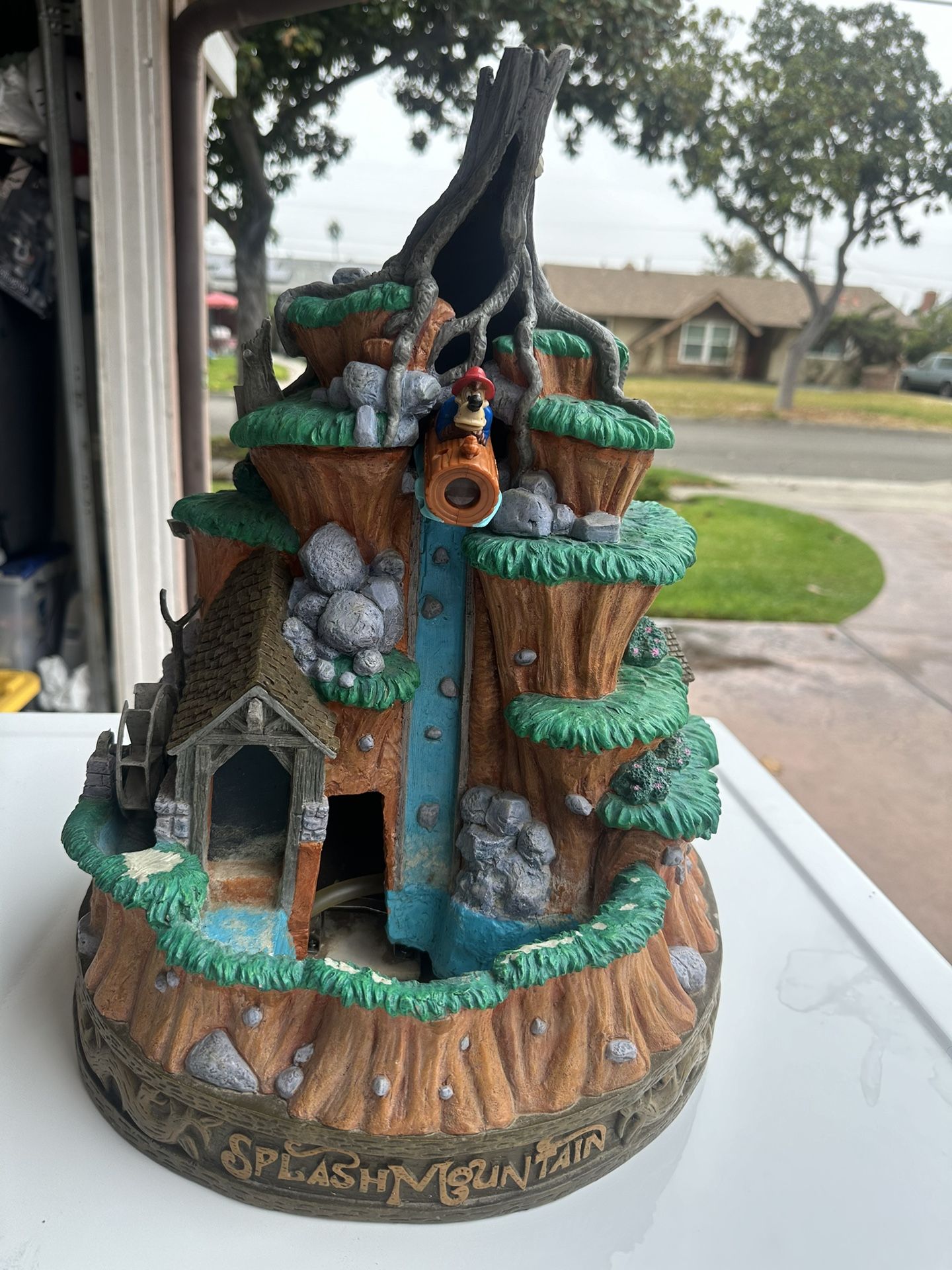 RARE Disney Big Fig Splash Mountain Fountain Adventureland by Larry Nikolai Some Damage And Missing Pieces The Fountain Doesn’t Work